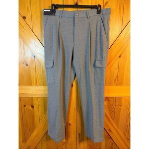 J. Ferrar Mens Gray Twill Cargo Style Pants Size 38x30 nwt (6657)